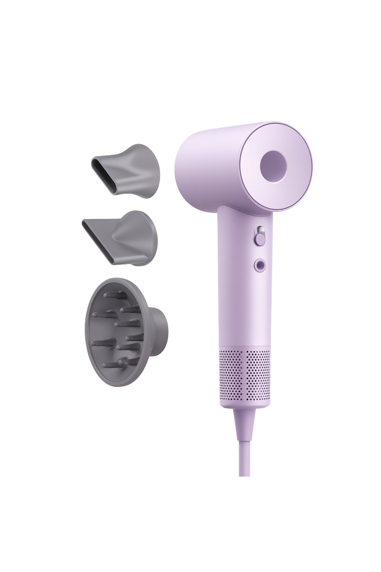 Lavender Ionic Hair Dryer with 3 Heat & 2 Speed Settings